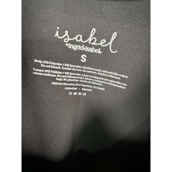 Isabel by Ingrid & Isabel Women’s Maternity Jumpsuit Black Sleeveless Size S - Picture 5 of 6